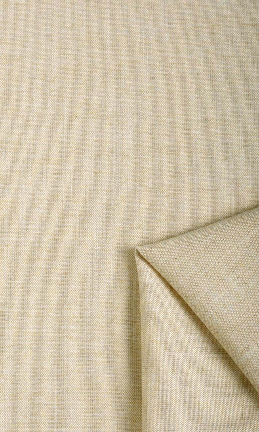Plain Linen Texture Window Treatments Fabric By the Yard (Pale Beige)