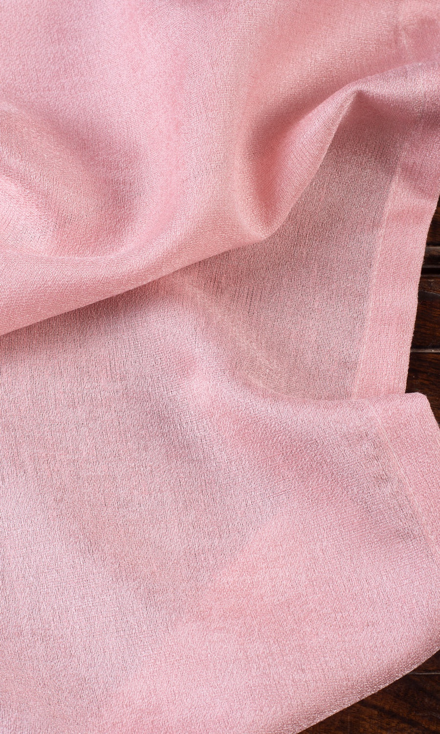 Plain Semi-Sheer Fabric Material By the Yard (Pink)