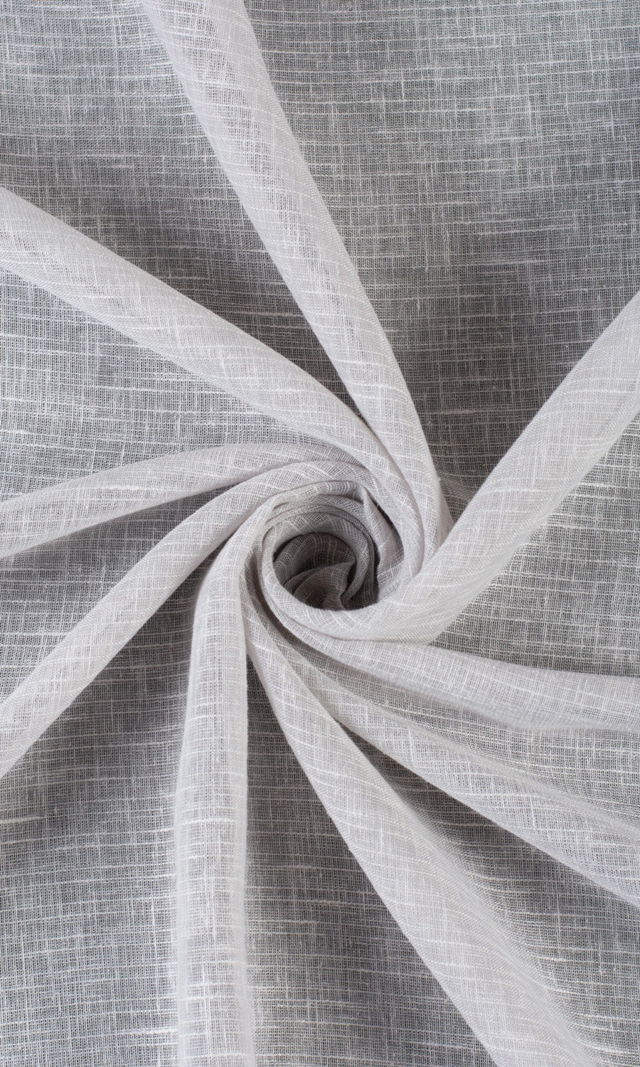 Plain Sheer Fabric Material By the Yard (Silvery-Gray)