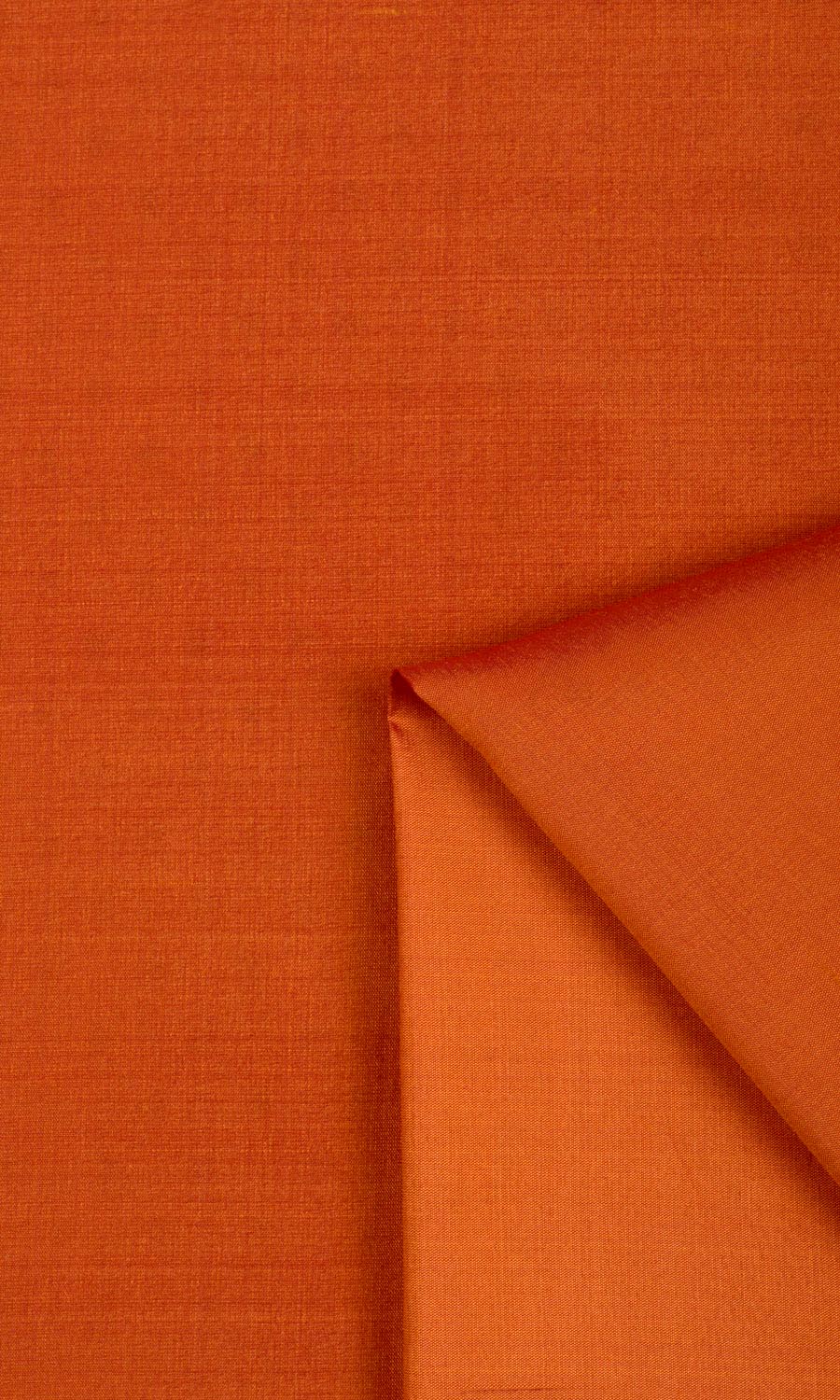 Shantung Silk Free Fabric Material Sample (Saffron Orange)