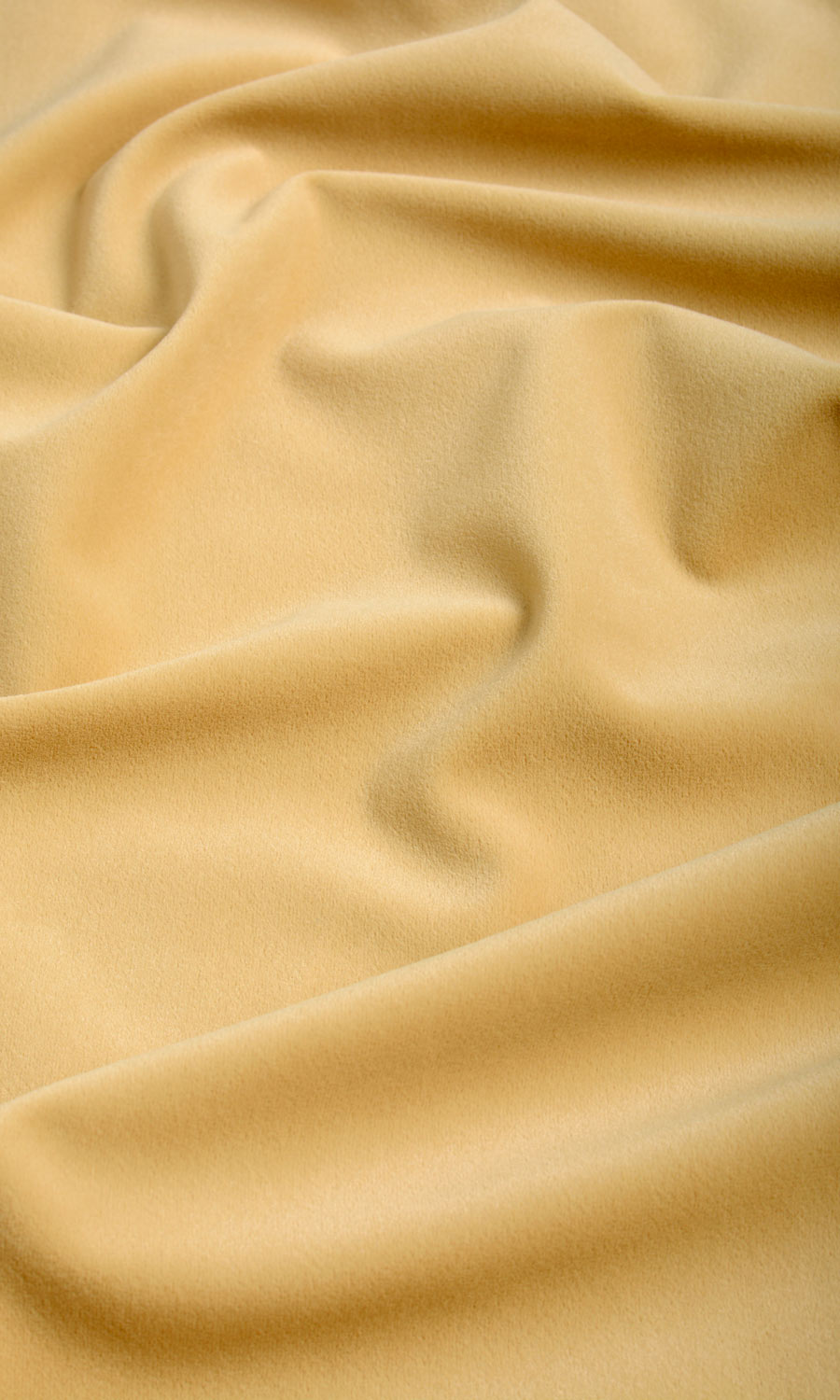 Velvet Fabric By the Yard for Curtains & Drapes (Pale Yellow)