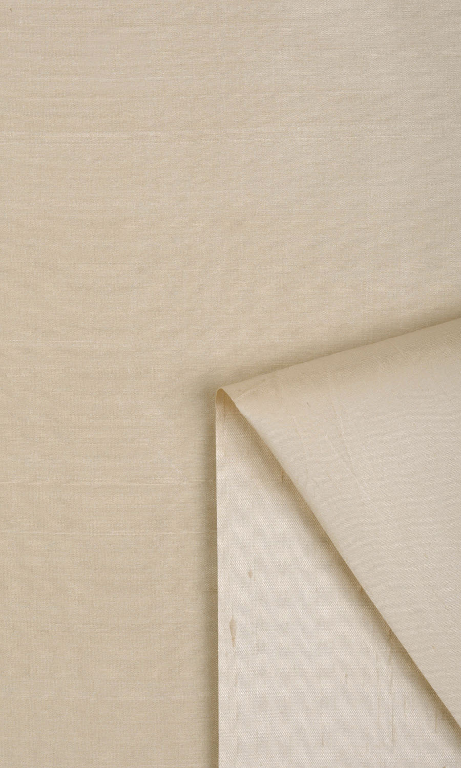 Shantung Silk Fabric Sample for Curtains & Drapes (Pale Beige)