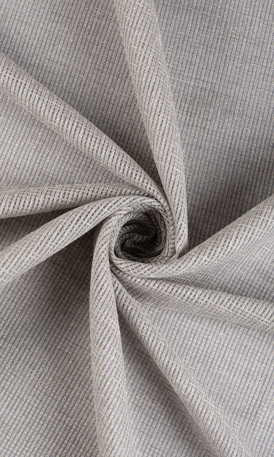Checkered Sheer Fabric Material By the Yard (Grey)
