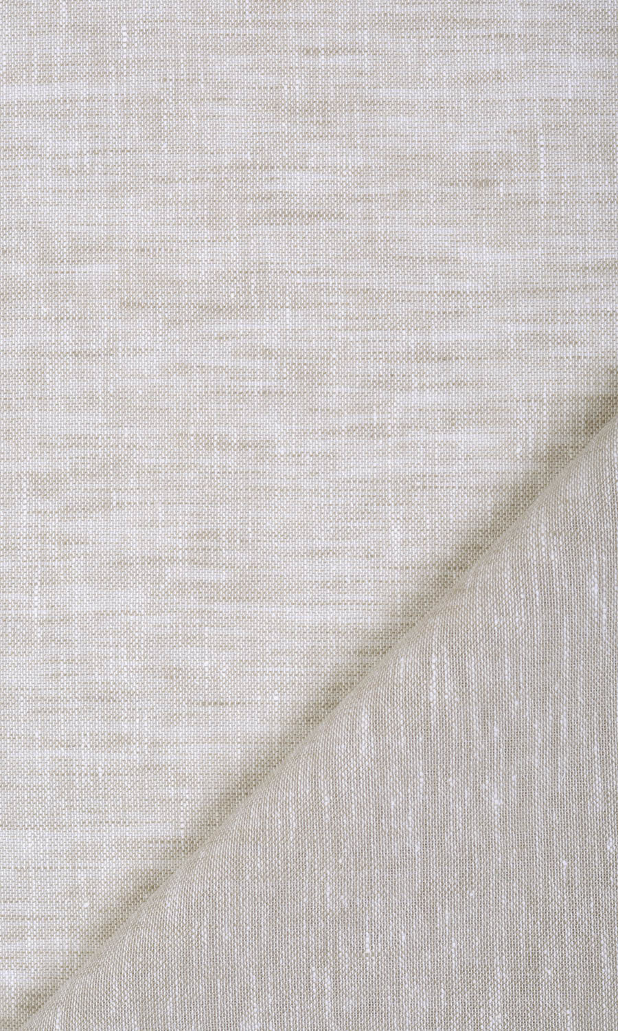Linen Sheer Fabric Material By the Yard (Creamy Beige)