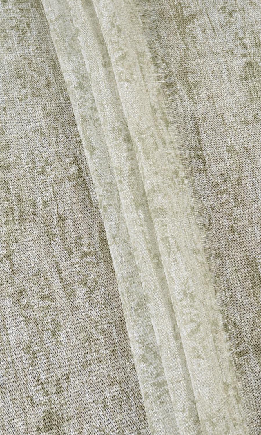 Textured Sheer Fabric Material By the Yard (Green)