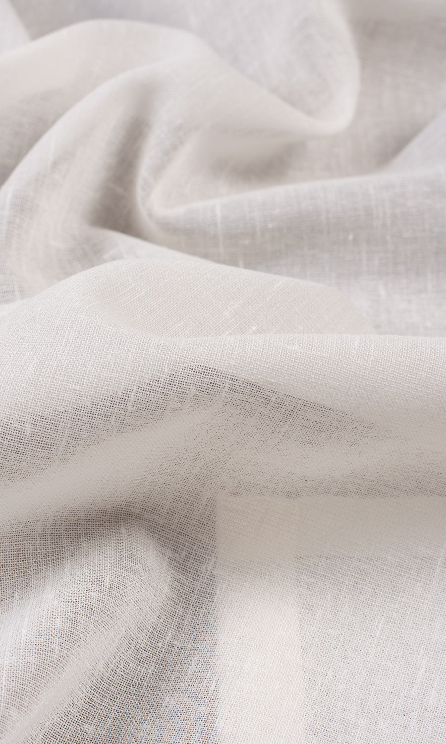 Plain Sheer Fabric By the Yard for Curtains & Drapes (Cream)