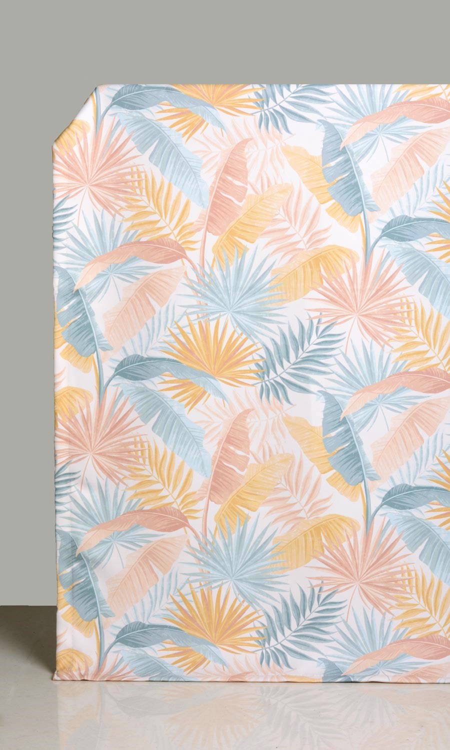 Botanical Floral Home Décor Fabric By the Yard (Pink/ Blue/ Yellow)
