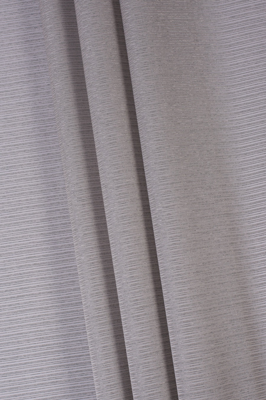 Striped Sheer Window Treatments Fabric By the Yard (Coffee Brown)