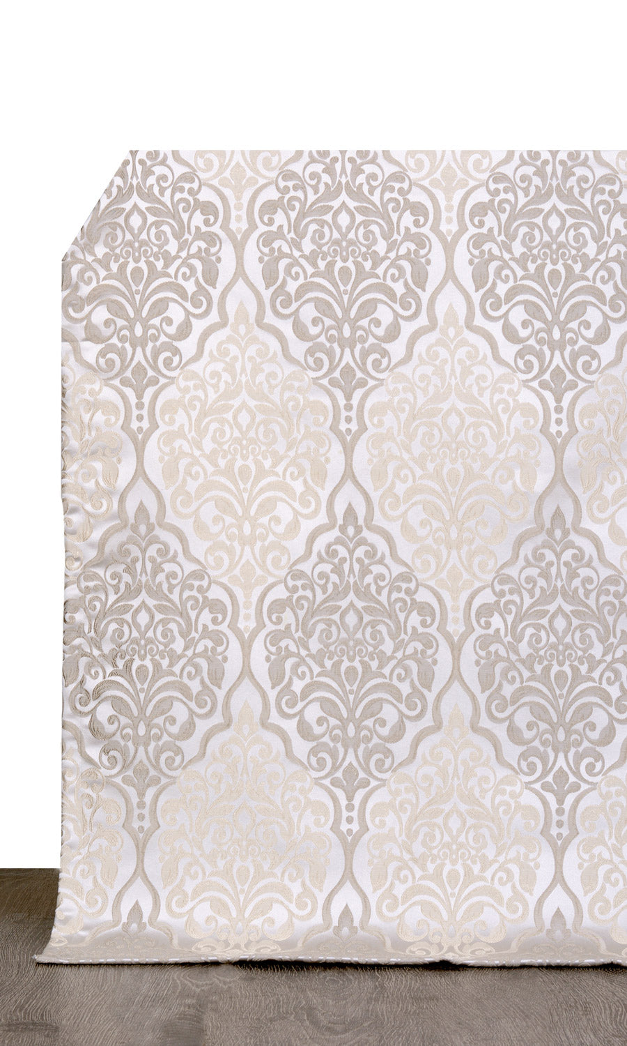 Damask Home Décor Fabric By the Yard (Beige)