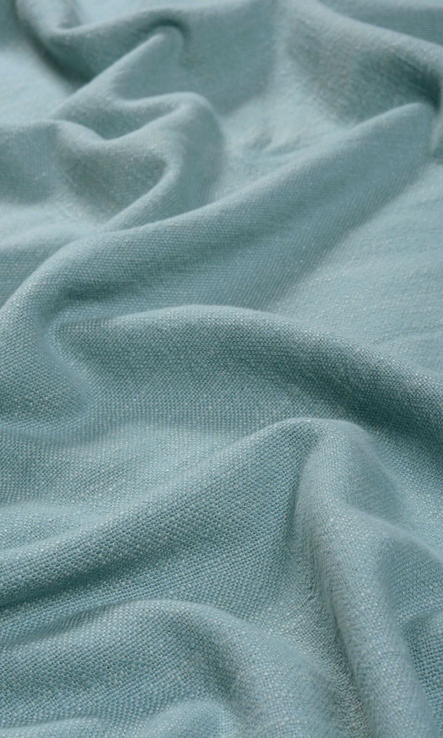 Plain Cotton Fabric Sample for Curtains & Drapes (Blue)