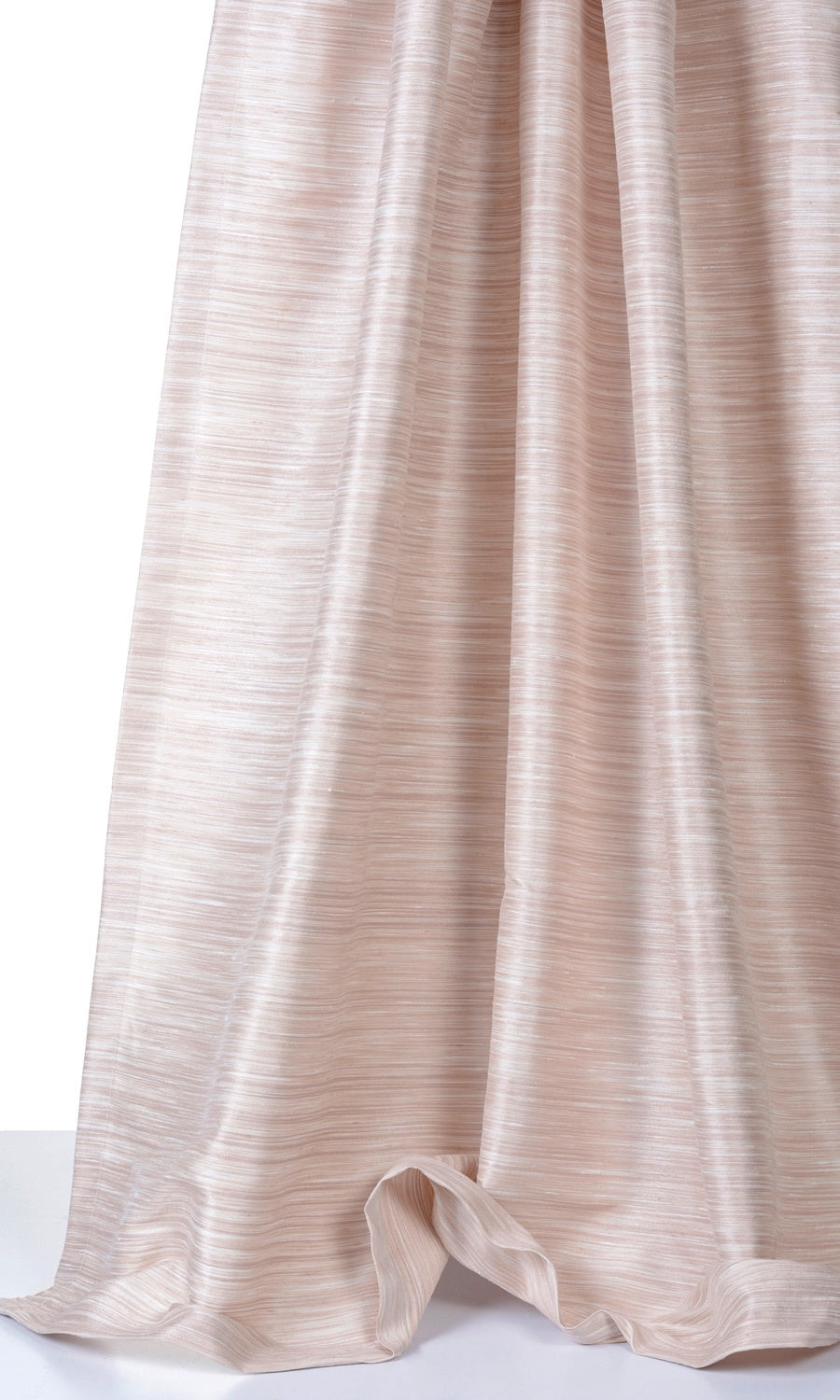 Textured Faux Silk Home Textile Fabric Material Sample (Cavern Pink)