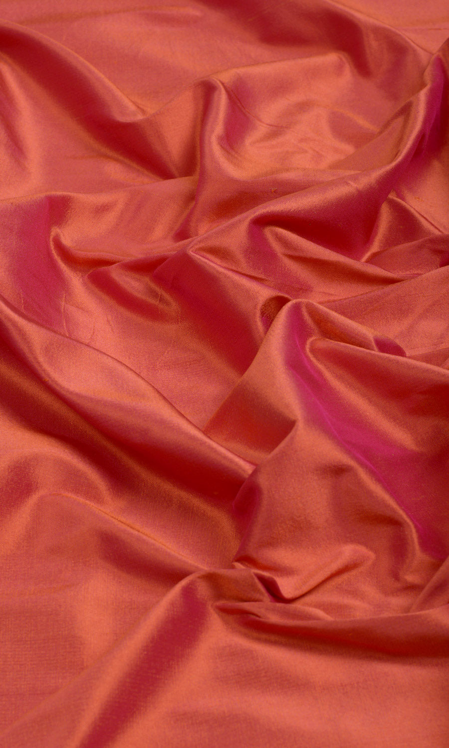 Shantung Silk Window Treatments Fabric Sample (Brick Orange/ Red)