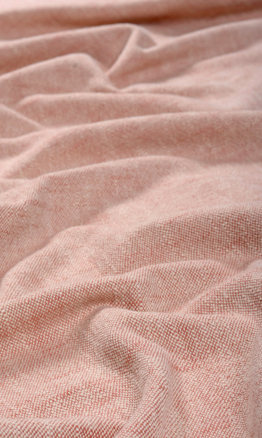 Plain Cotton Fabric Sample for Curtains & Drapes (Coral Red)