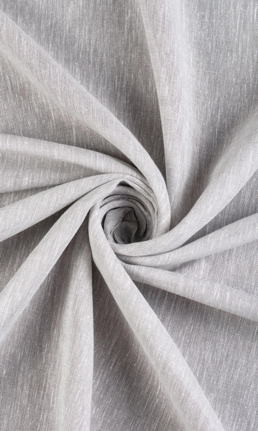 Linen-Cotton Sheer Home Textile Fabric Material By the Yard (Pale Gray)