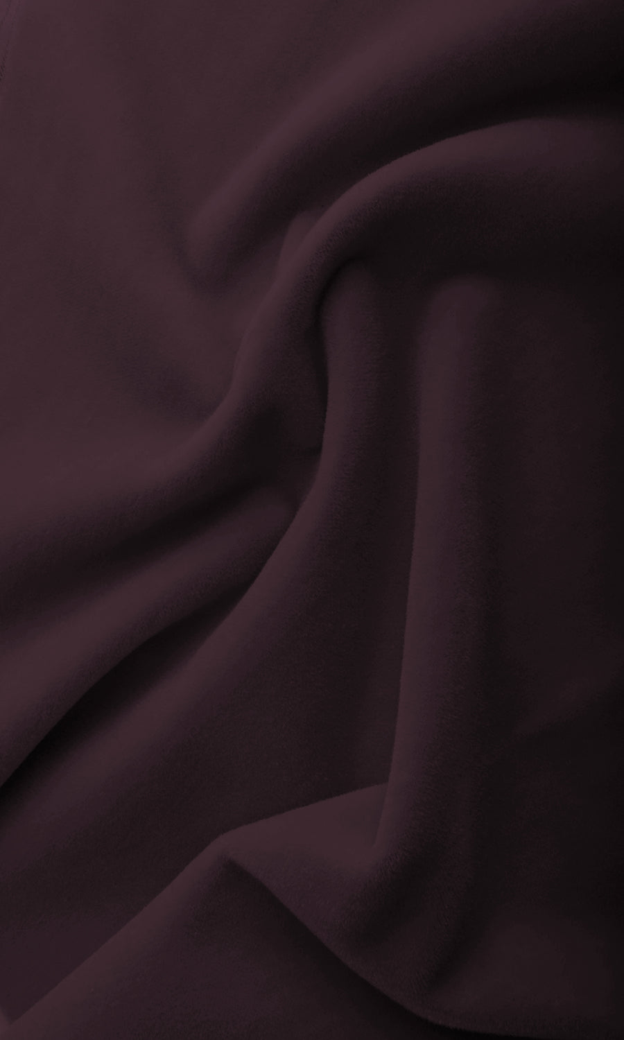 Velvet Home Textile Fabric Material Sample (Wine/ Deep Purple)