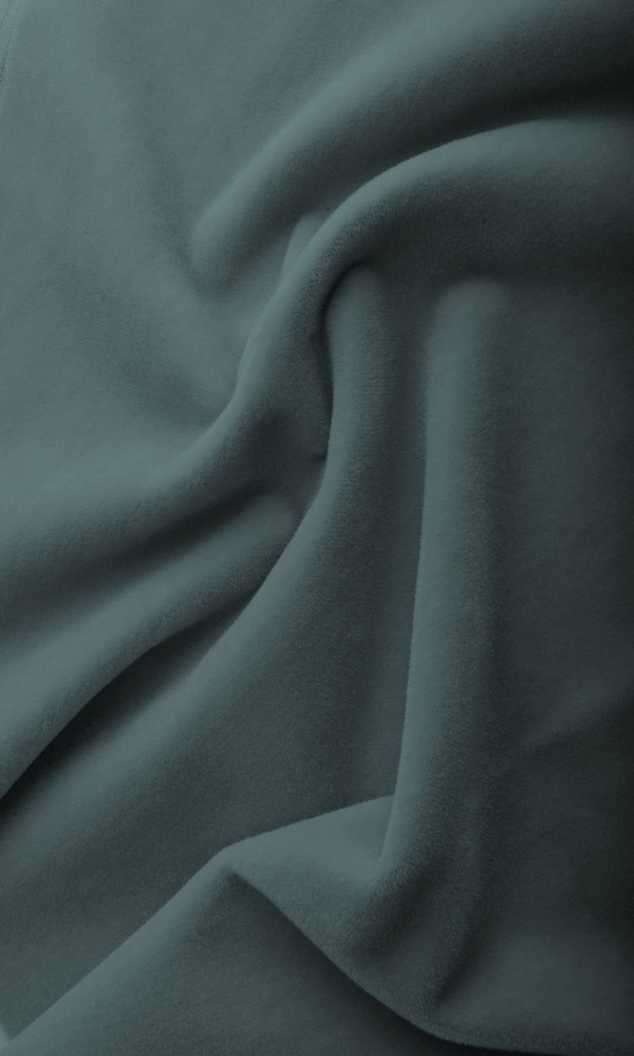 Velvet Home Textile Fabric Material Sample (Steel Blue)