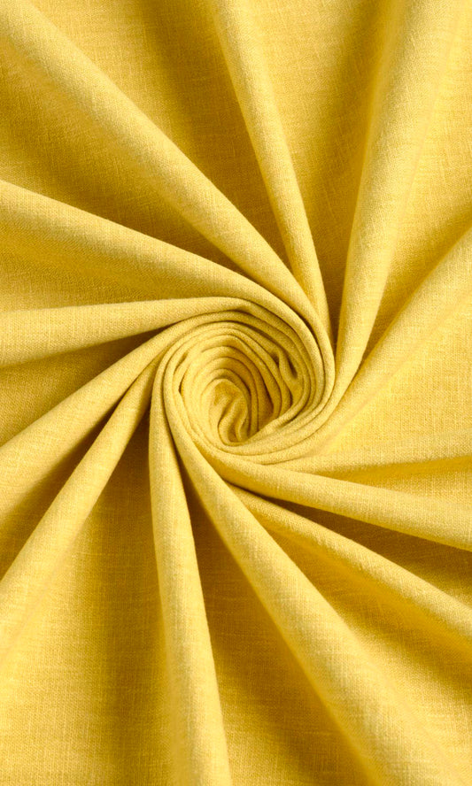Poly-Cotton Home Décor Fabric By the Yard (Cornflower Yellow)