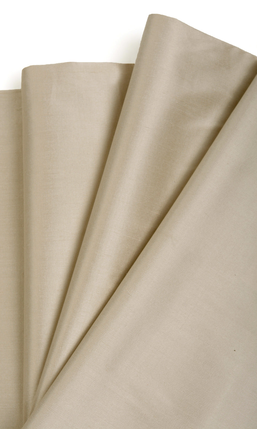 Shantung Silk Free Fabric Material Sample (Wheat Beige)