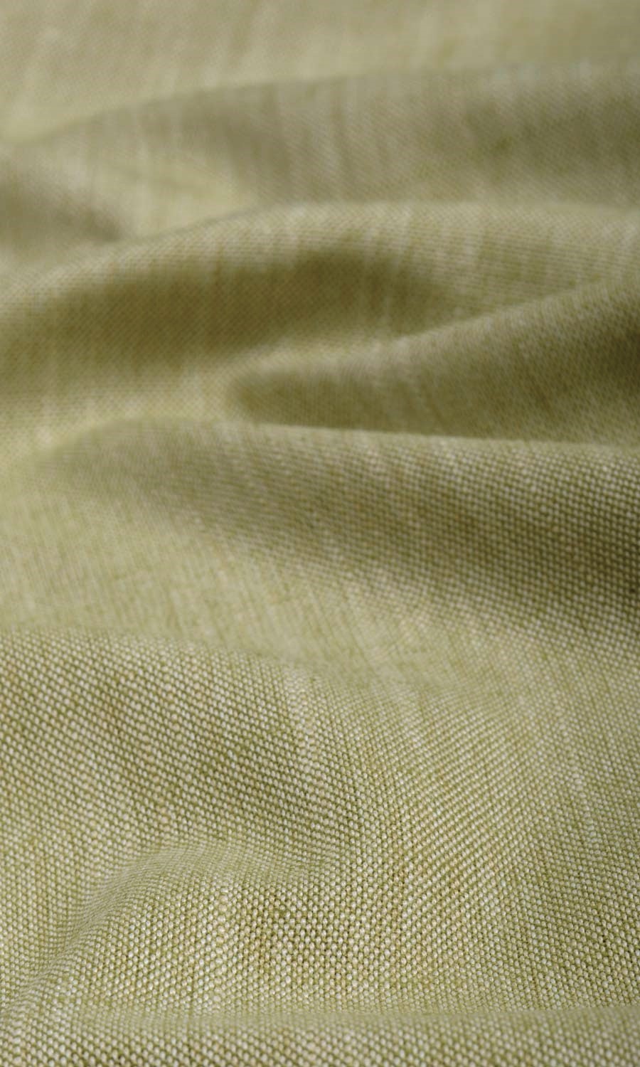 Plain Linen Texture Fabric Sample for Curtains & Drapes (Green)