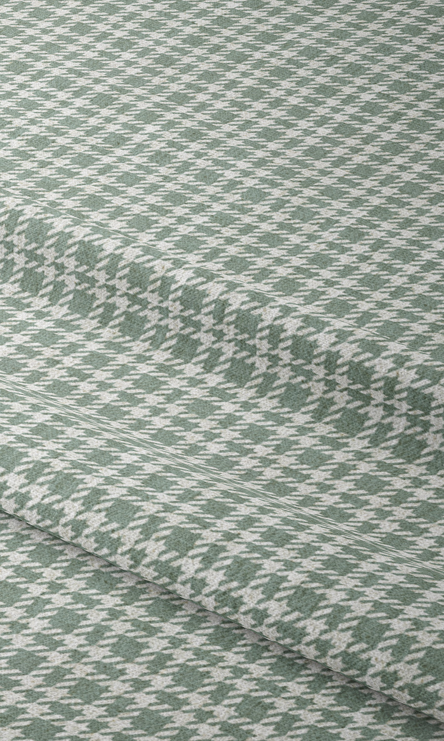 Checkered Window Treatments Fabric Sample (Duck Egg Blue)