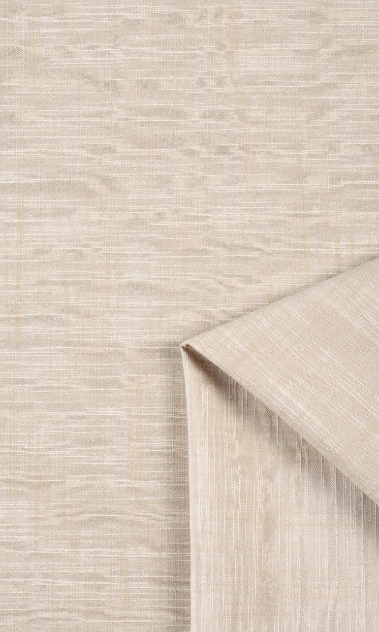 Linen-Textured Fabric Material By the Yard (Pale Beige)