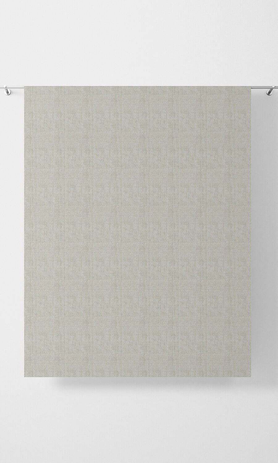 Herringbone Textured Fabric Material By the Yard (Grey)