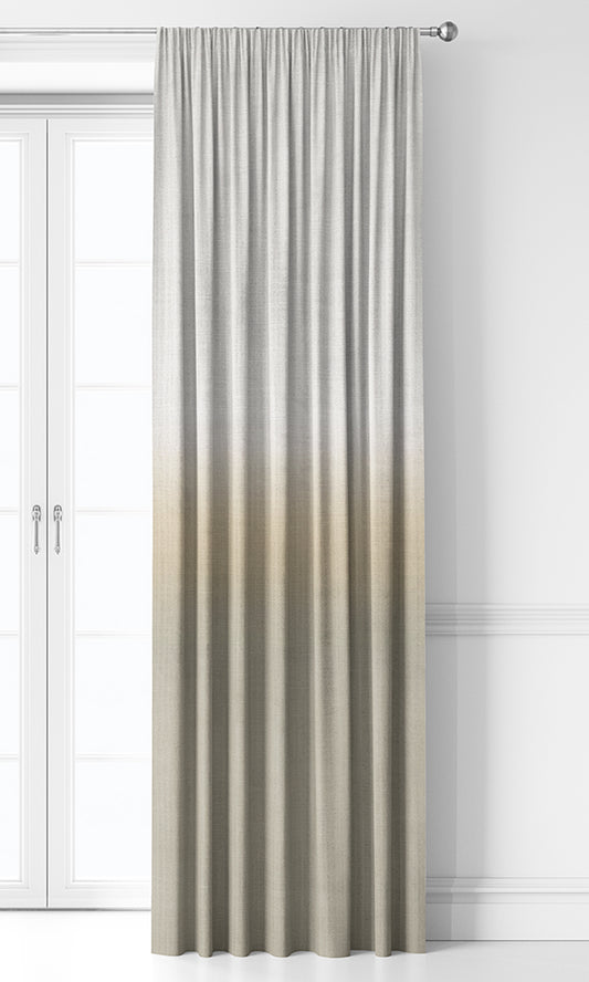 3-Tone Ombre Home Décor Fabric By the Yard (Yellow/ Beige)