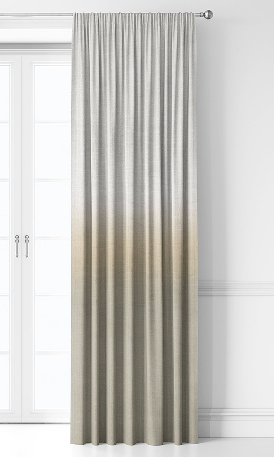 3-Tone Ombre Home Décor Fabric Sample (Yellow/ Beige)
