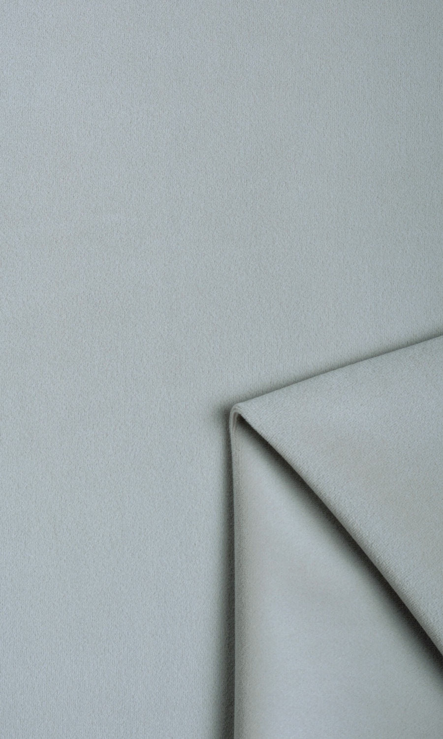 Velvet Window Treatments Fabric By the Yard (Cool Grey/ Pale Bluish-Grey)