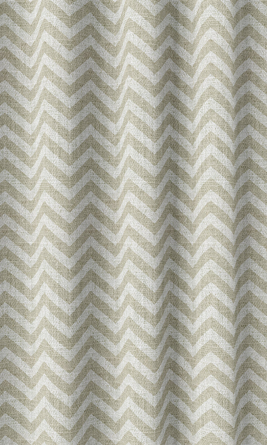 Modern Geometric Print Home Décor Fabric By the Metre (Beige/ White)