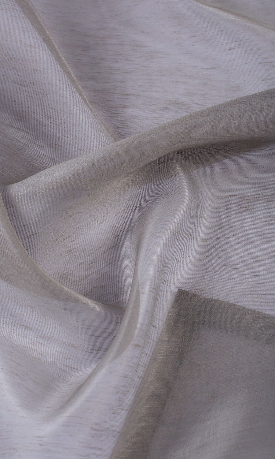 Plain Sheer Home Textile Fabric Material By the Yard (Coffee Brown)