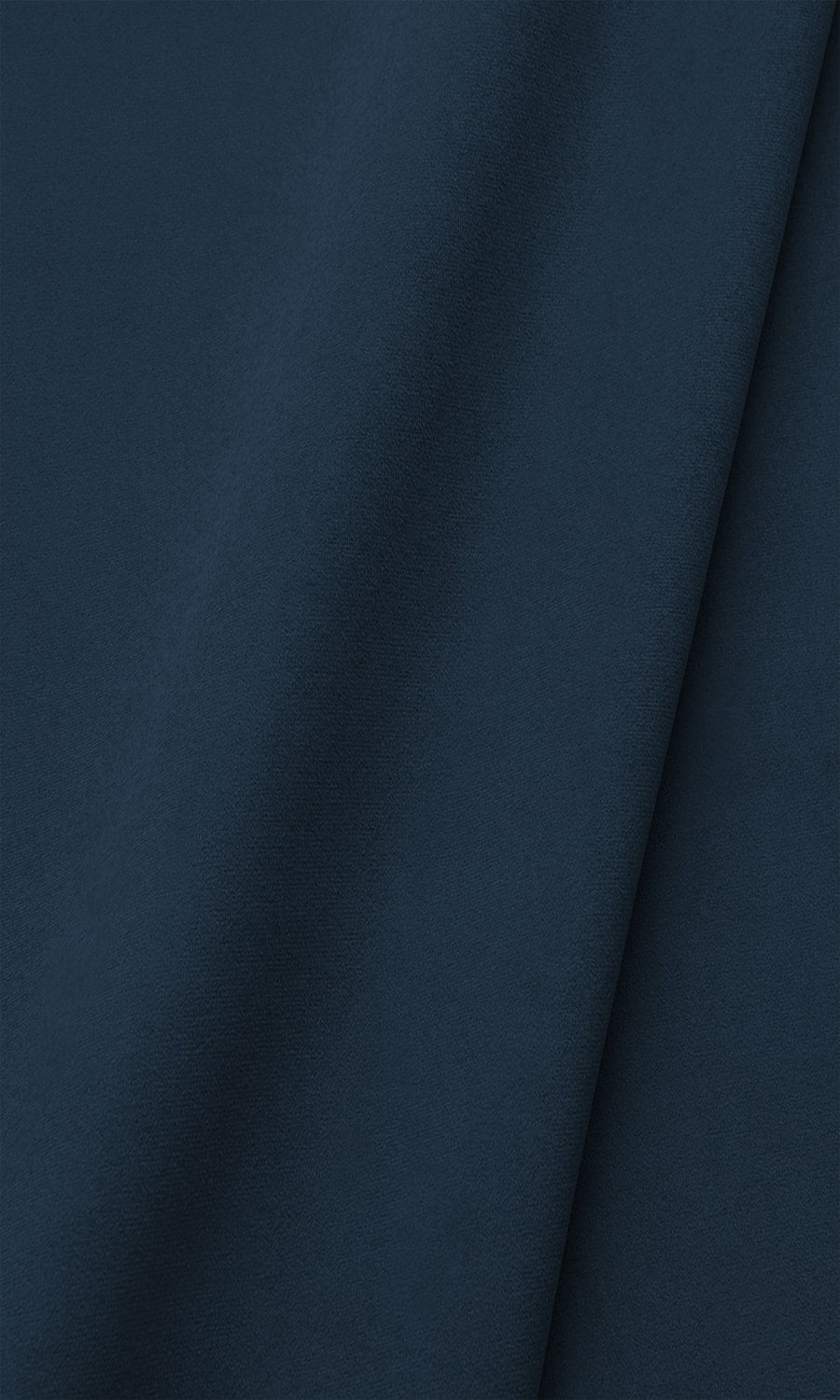 Velvet Window Treatments Fabric By the Yard (Navy Blue)
