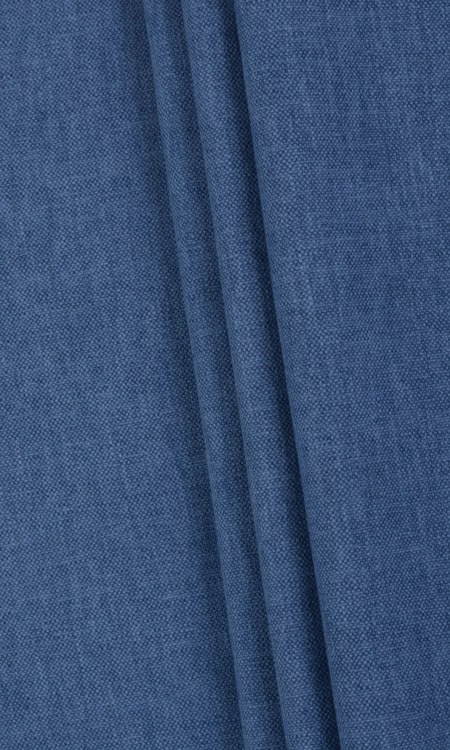 Linen-Blend Home Textile Fabric Material By the Yard (Blue)