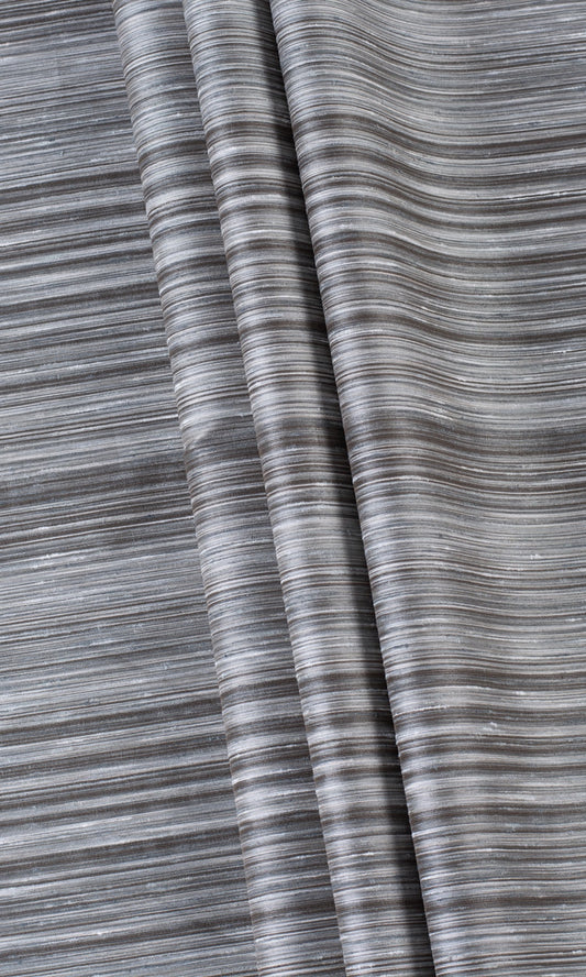 Textured Home Décor Fabric By the Yard (Grey/ Black)