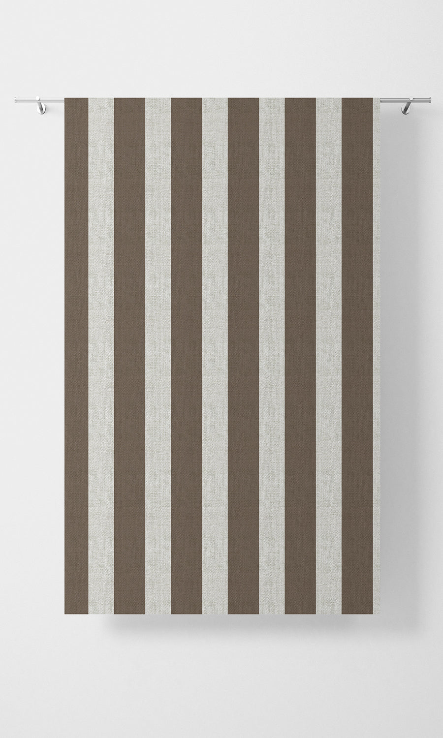Geometric Print Home Textile Fabric Material By the Metre (Brown/ White)