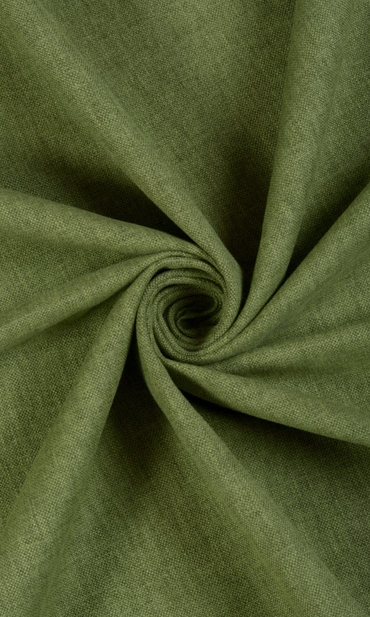 Poly-Linen Home Décor Fabric By the Yard (Green)