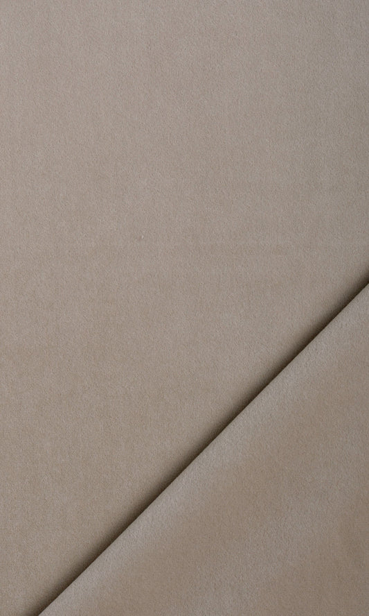 Velvet Home Décor Fabric Sample (Taupe)
