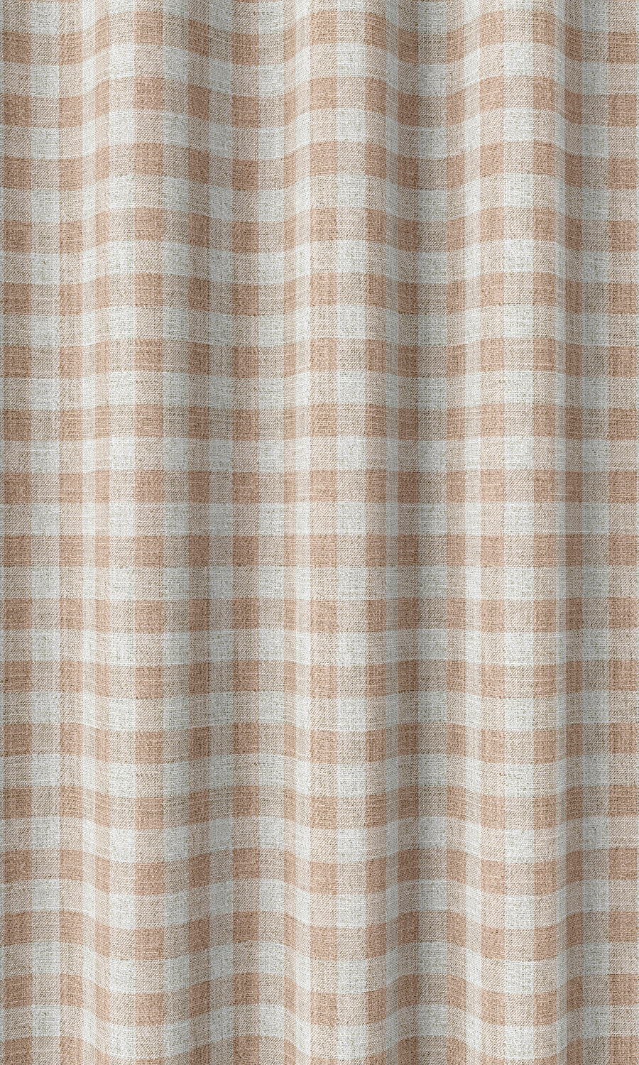 Check Patterned Home Décor Fabric Sample (Blush Pink/ White)