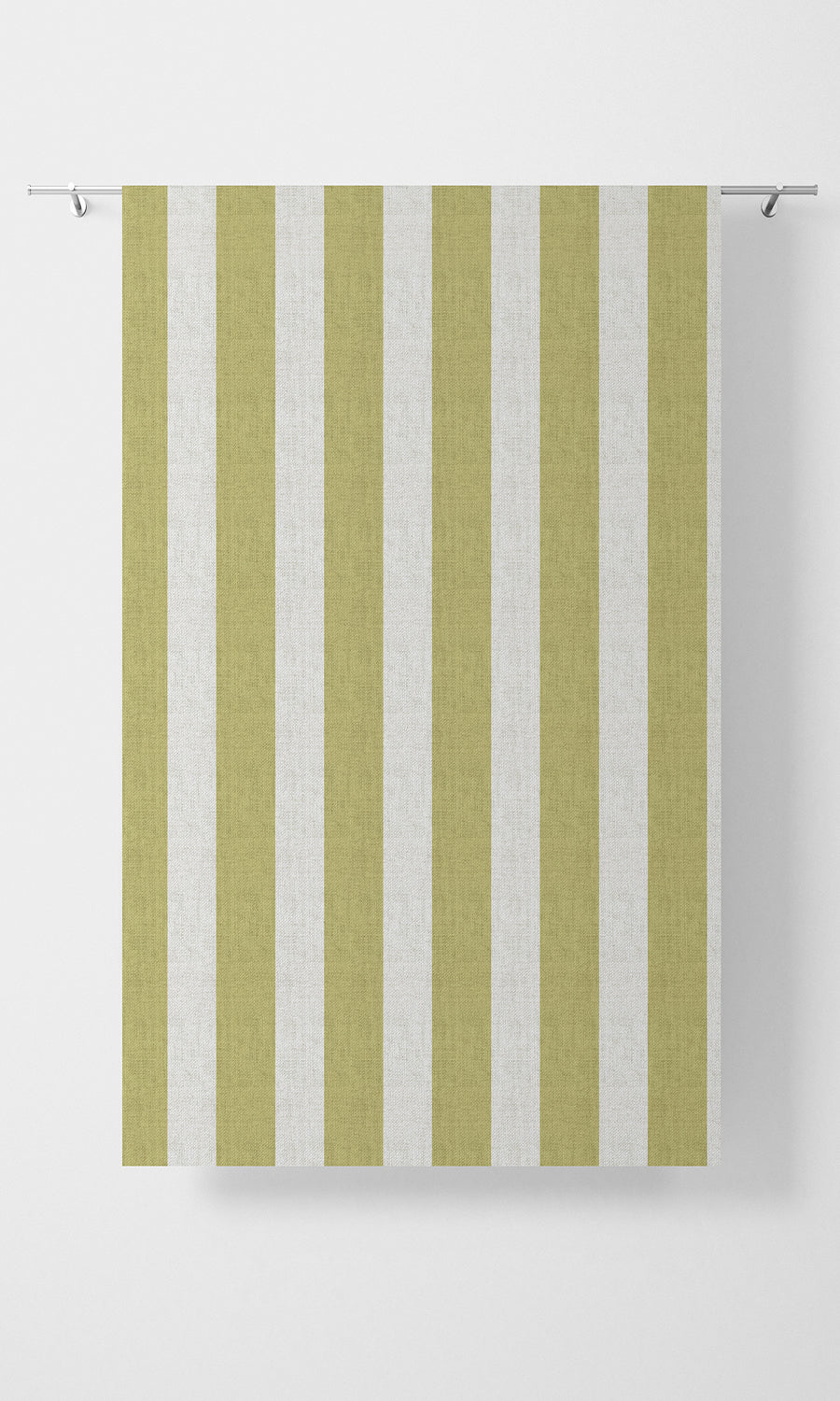 Geometric Print Fabric Material By the Metre (Green/ White)