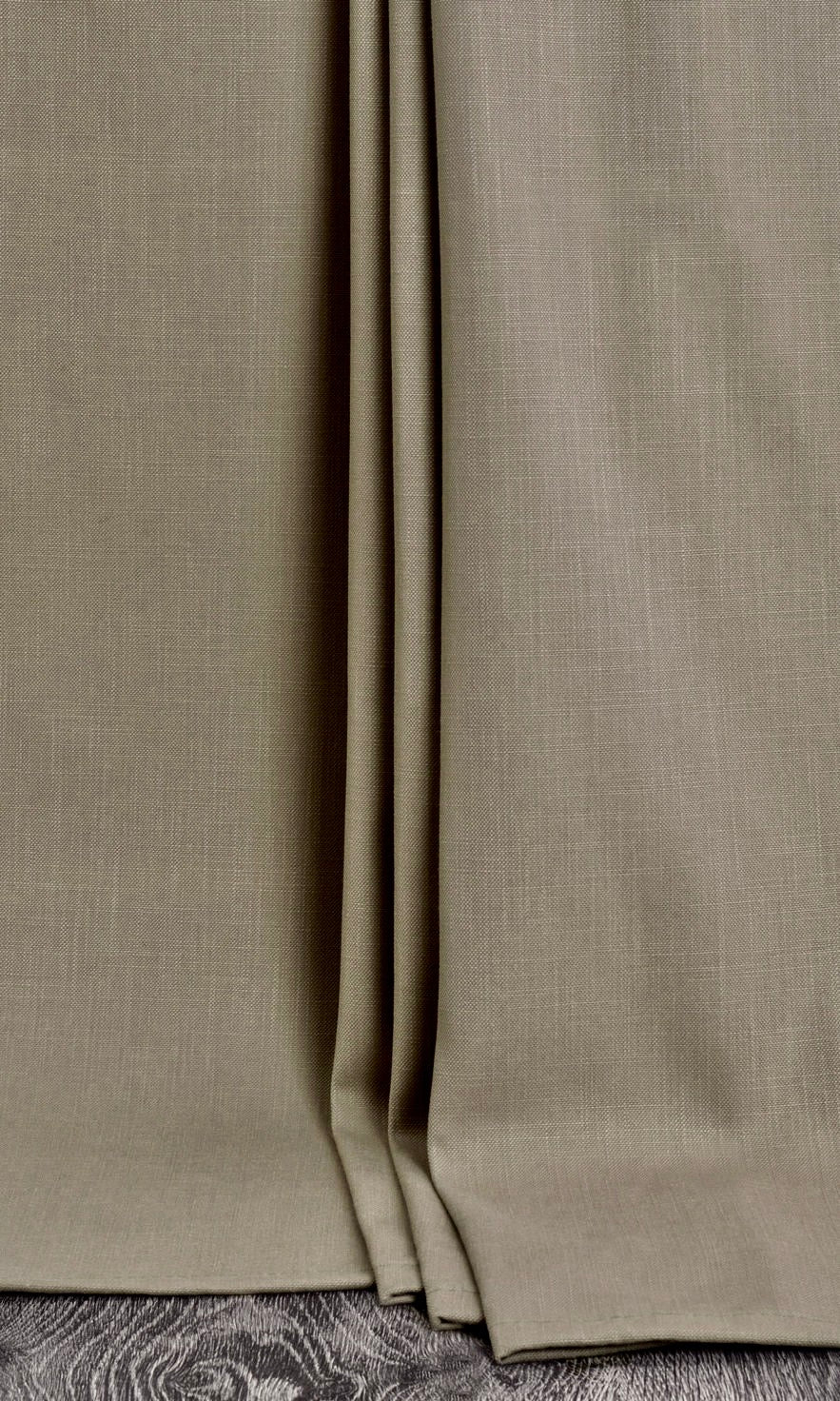 Poly-Cotton Blend Home Textile Fabric Material By the Yard (Coffee Brown)