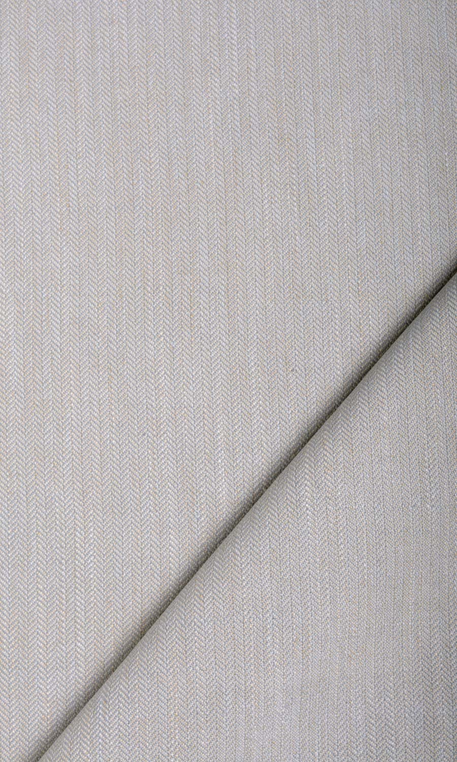 Herringbone Textured Fabric Sample for Curtains & Drapes (Pale Grey)