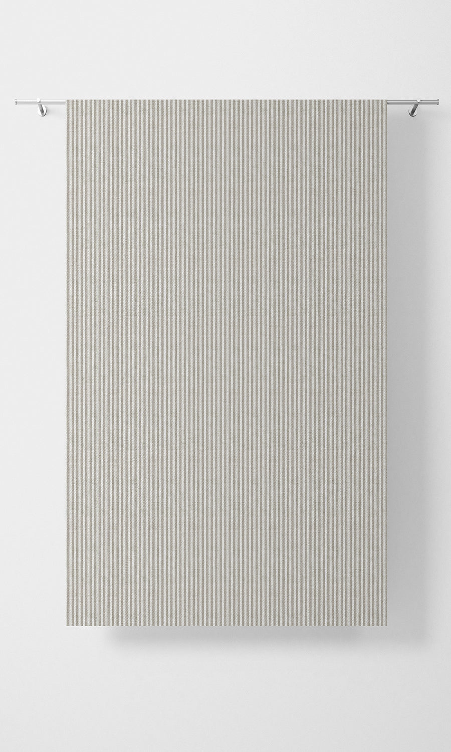 Modern Striped Free Fabric Material Sample (Warm Grey)