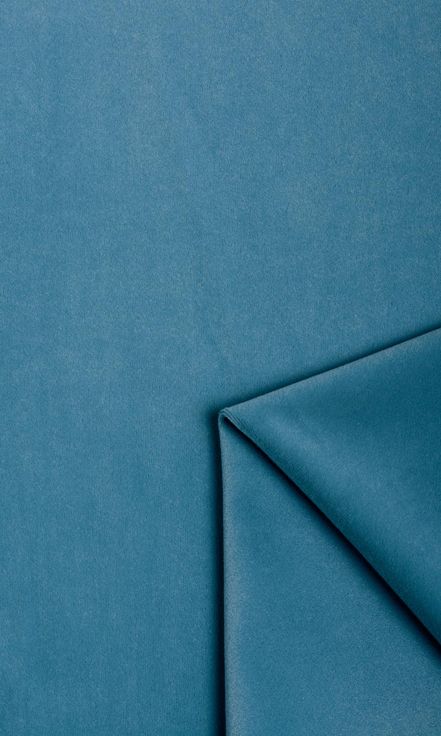 Velvet Fabric Material By the Yard (Teal Blue)