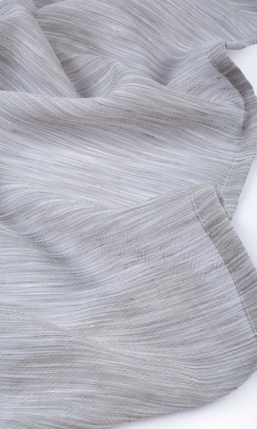 Textured Sheer Home Décor Fabric By the Yard (Heather Gray)