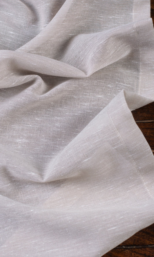 Plain Textured Sheer Home Décor Fabric By the Yard (Pale Pink)