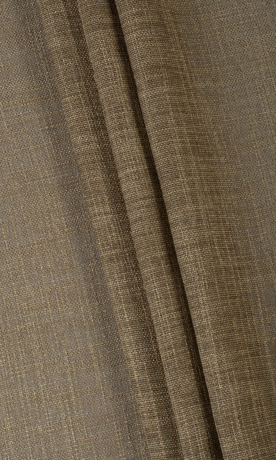 Textured Sheer Window Treatments Fabric By the Yard (Cedar Brown)