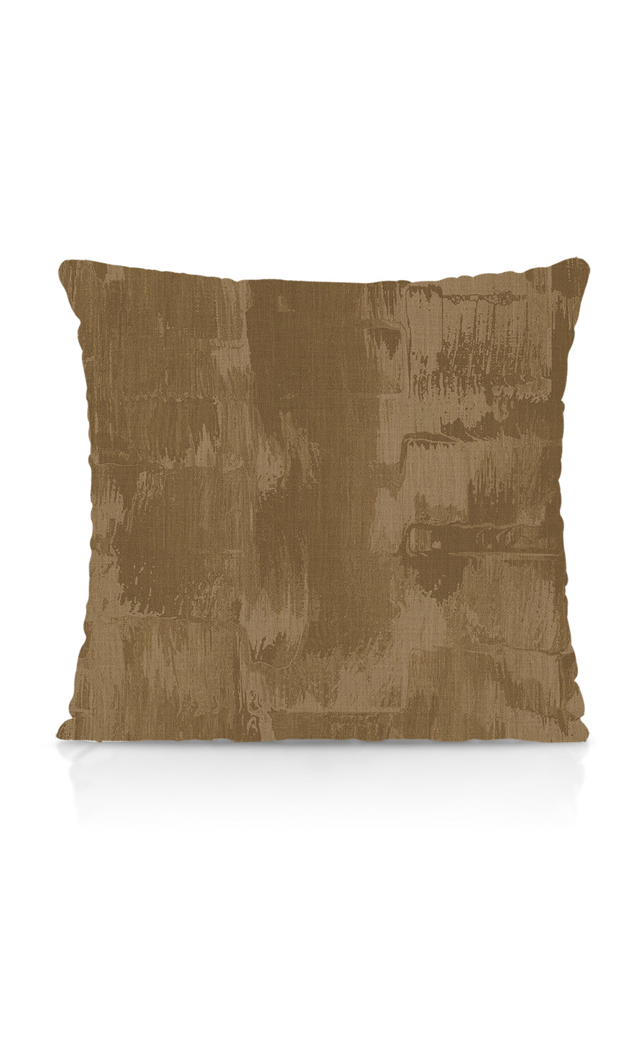 Watercolor Effect Striped Home Textile Fabric Material By the Metre (Brown/ Beige)