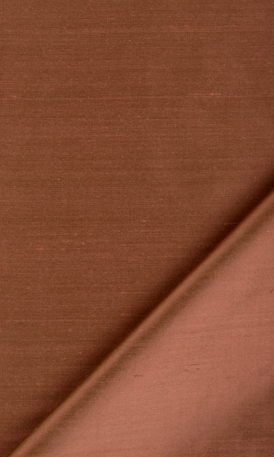 Shantung Silk Fabric Material By the Yard (Deep Orange)