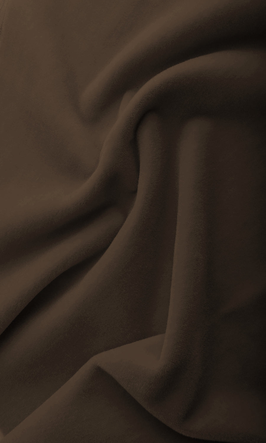 Velvet Home Textile Fabric Material By the Yard (Deep Coffee Brown)