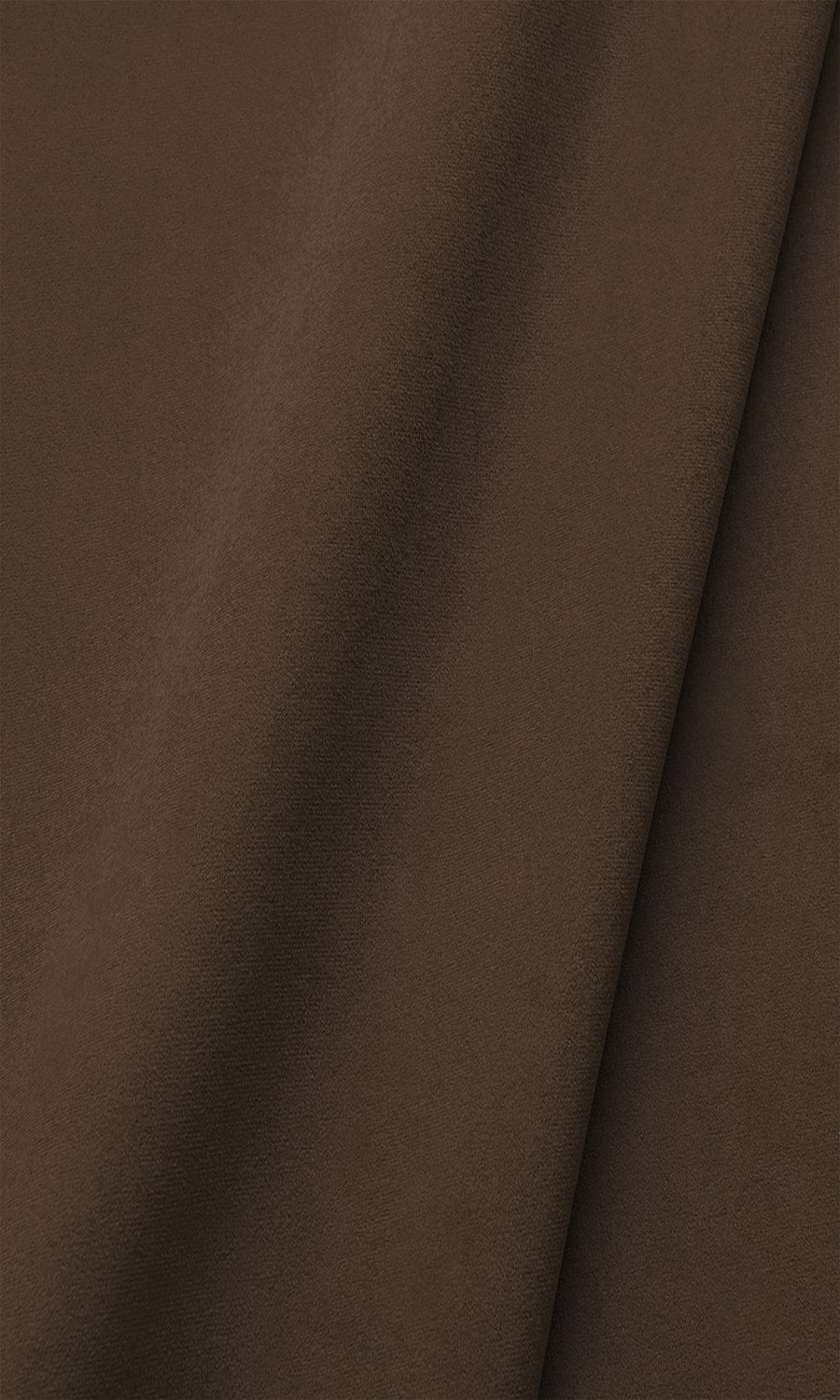 Velvet Window Treatments Fabric By the Yard (Deep Coffee Brown)